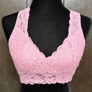 No Boundaries Lavender lace bralette - Size Small